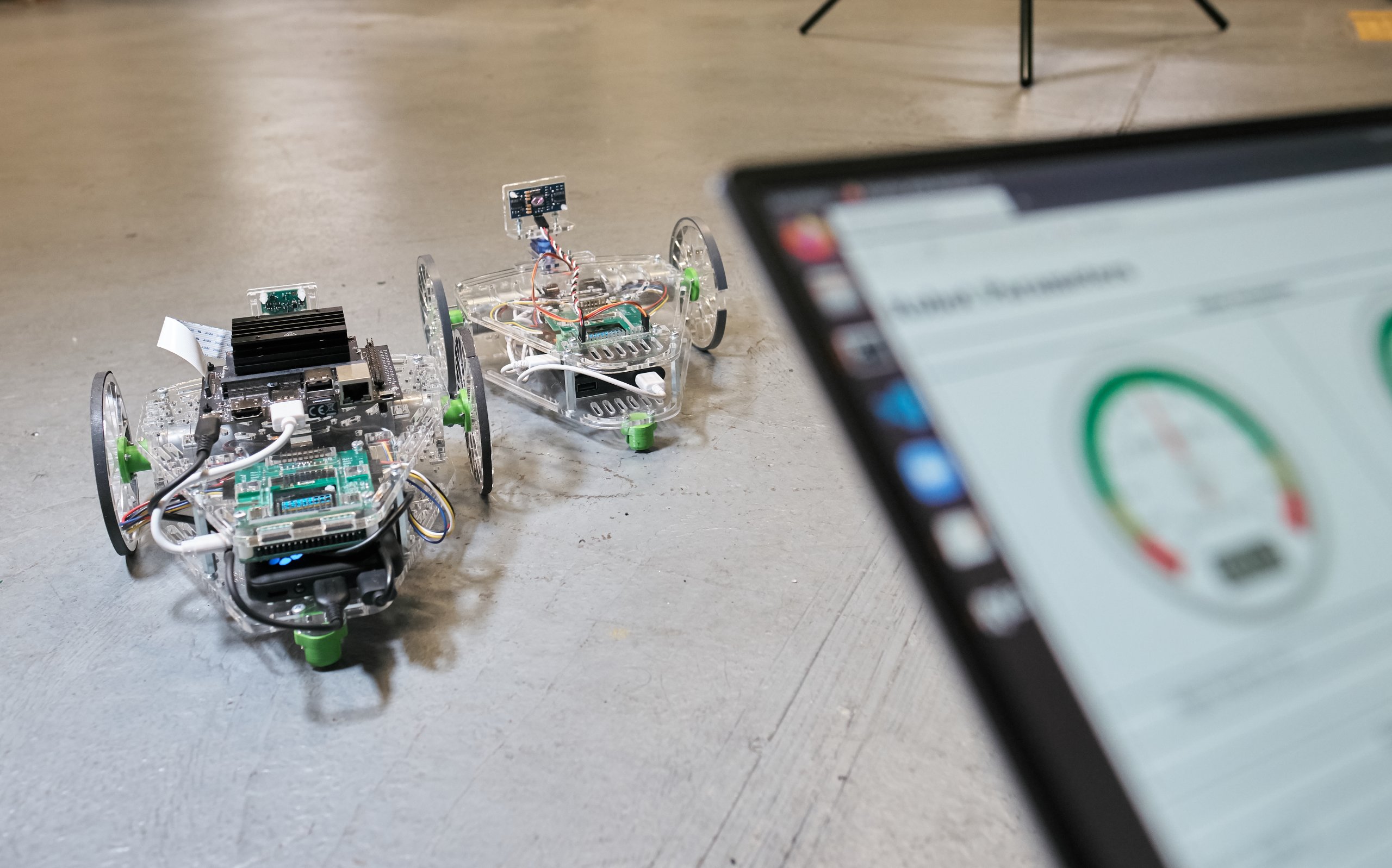 Robots being tested at the Innovation Factory - Manchester University