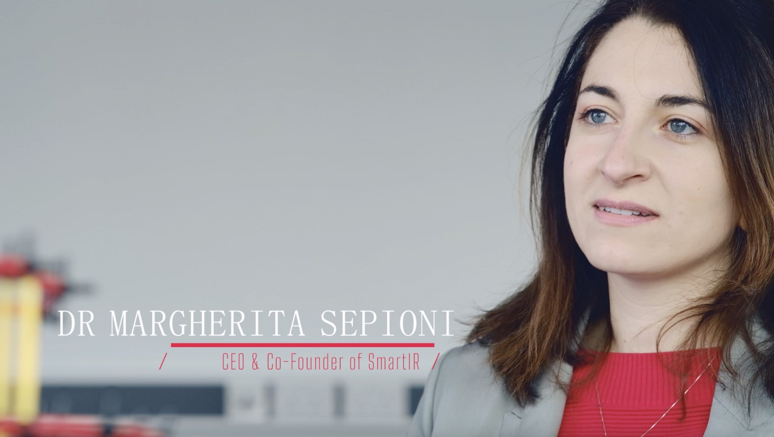 Dr Margherita Sepioni, CEO and Co-Founder of SmartIR