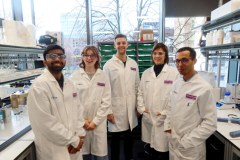 The Watercycle Technologies team in the lab