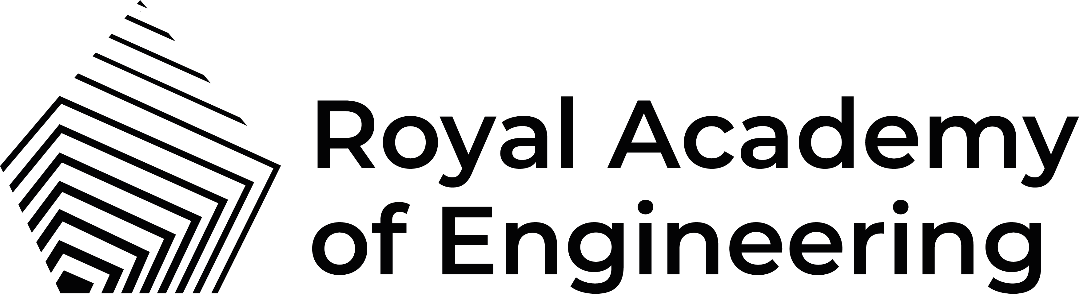 Black logo for Royal Academy of Engineering