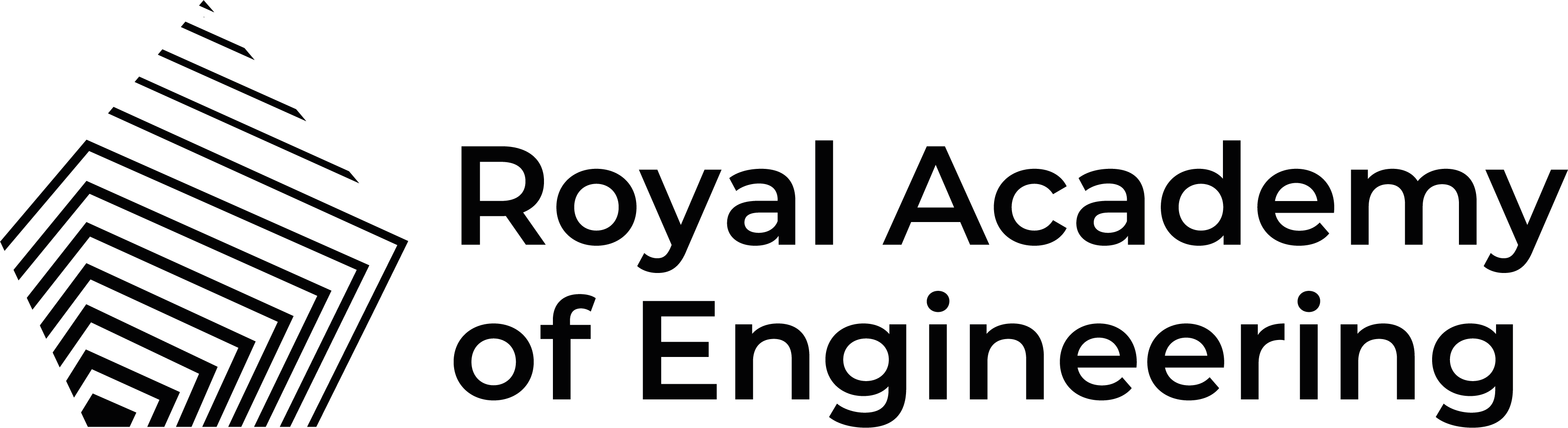 Black logo for Royal Academy of Engineering