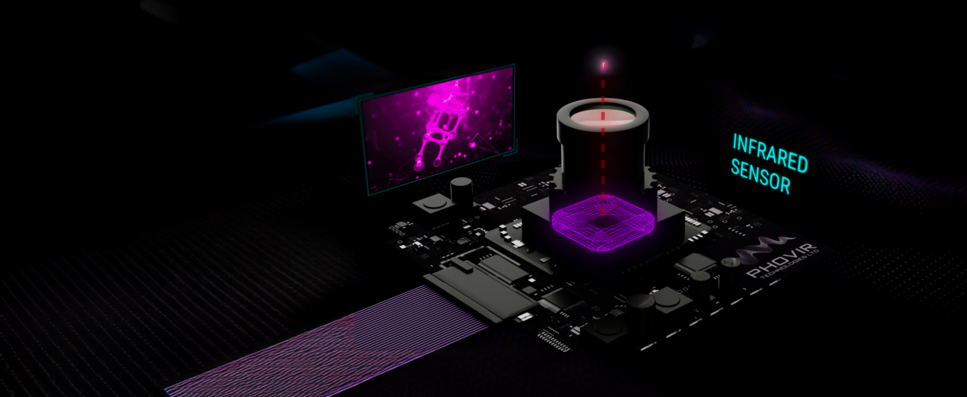 PhovIR Spectrometre technology animation still